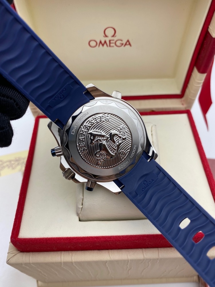 Men's Quartz Watch Chronograph 904L Stainless Steel 45 mm-OG 165