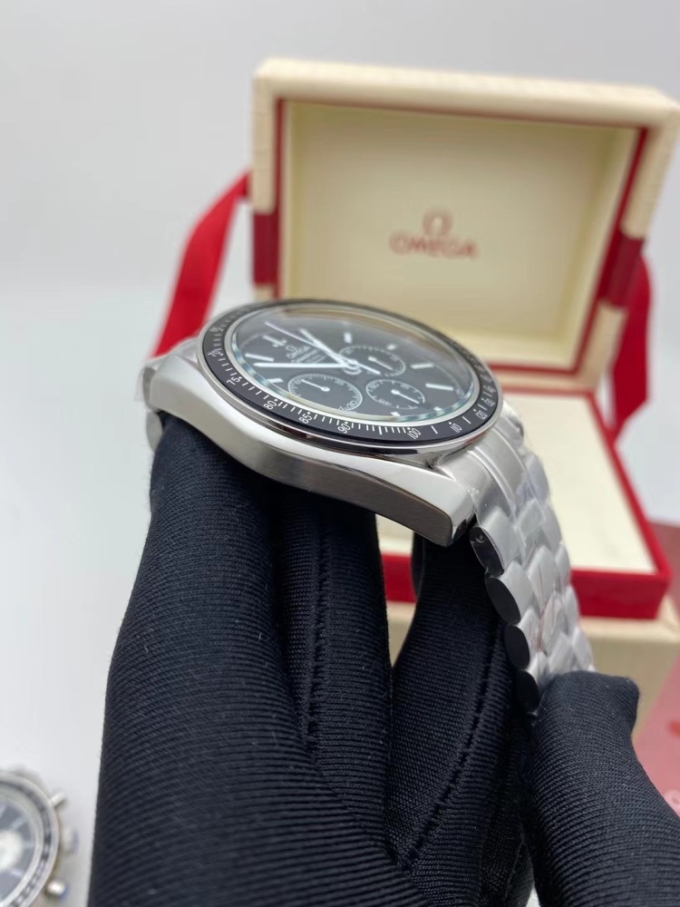 Men's Quartz Watch Chronograph 904L Stainless Steel 44 mm-OG 143