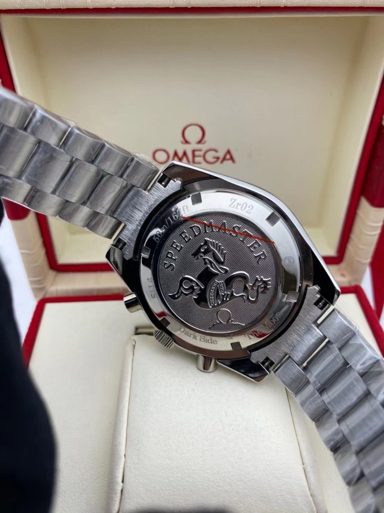 Men's Quartz Watch Chronograph 904L Stainless Steel 44 mm-OG 143