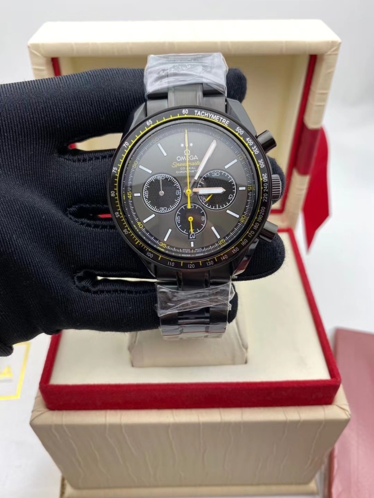 Men's Quartz Watch Chronograph 904L Stainless Steel 44 mm-OG 143