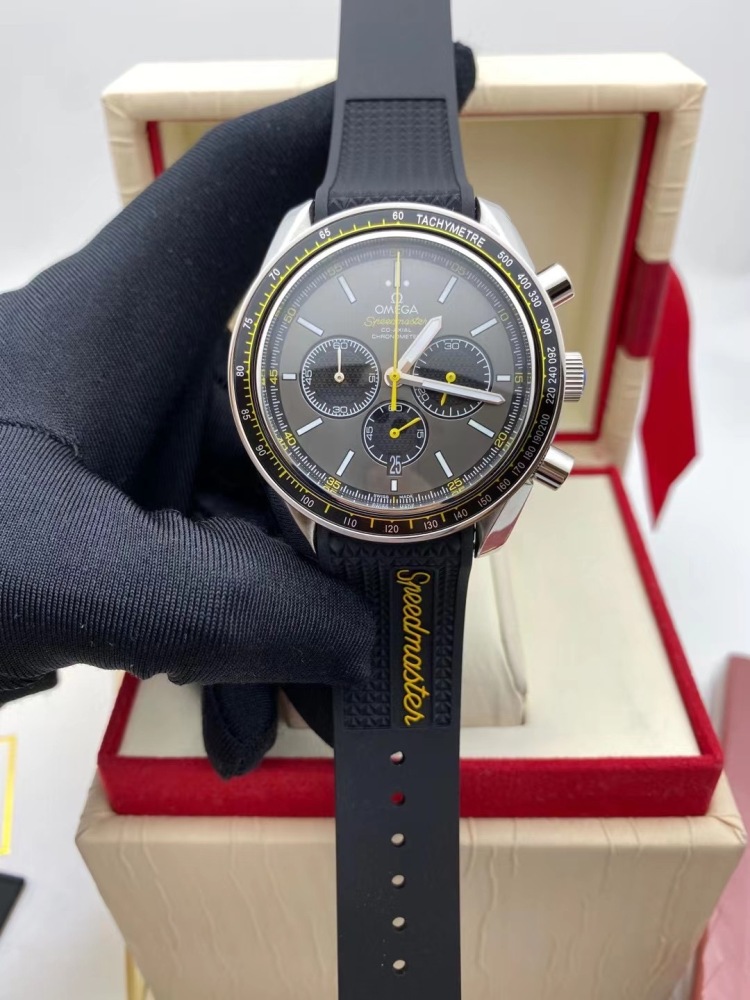 Men's Quartz Watch Chronograph 904L Stainless Steel 44 mm-OG 143