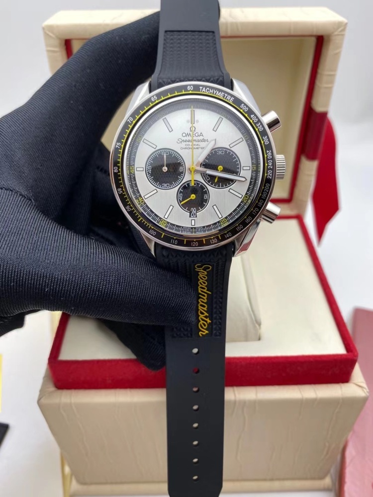 Men's Quartz Watch Chronograph 904L Stainless Steel 44 mm-OG 143