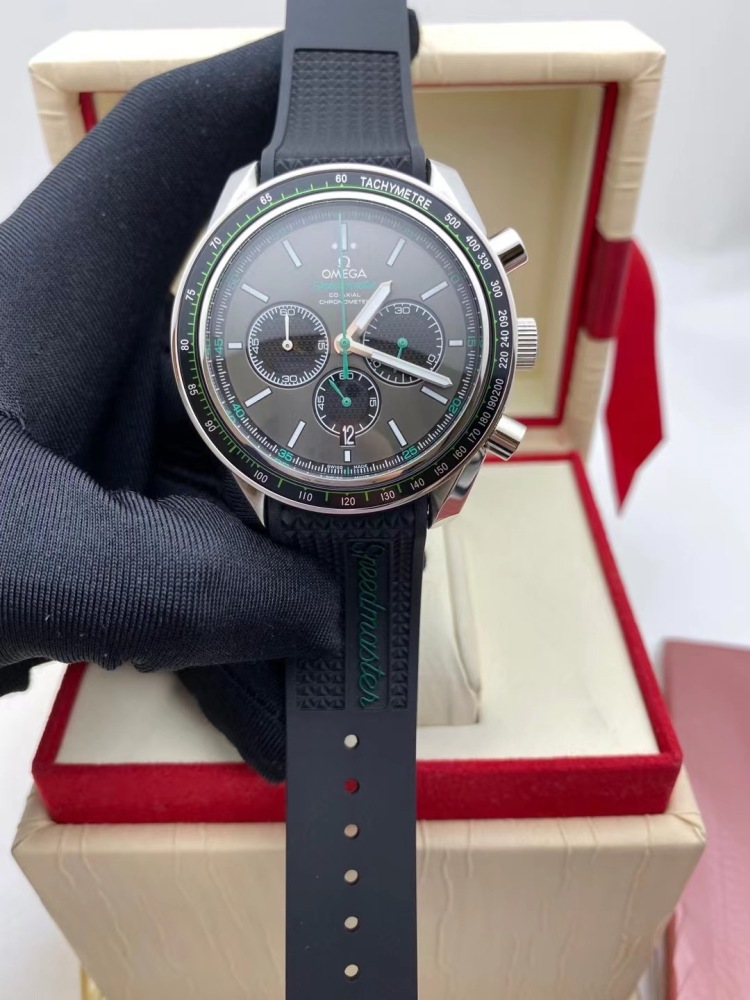 Men's Quartz Watch Chronograph 904L Stainless Steel 44 mm-OG 143