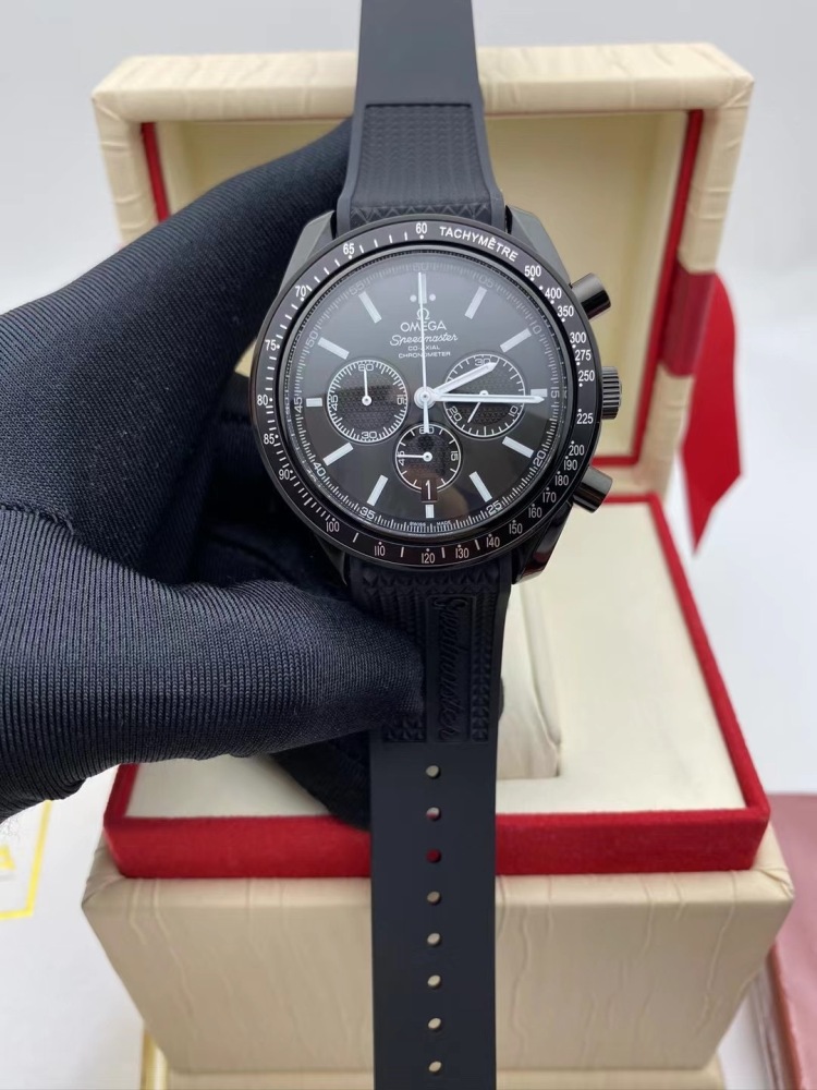 Men's Quartz Watch Chronograph 904L Stainless Steel 44 mm-OG 143