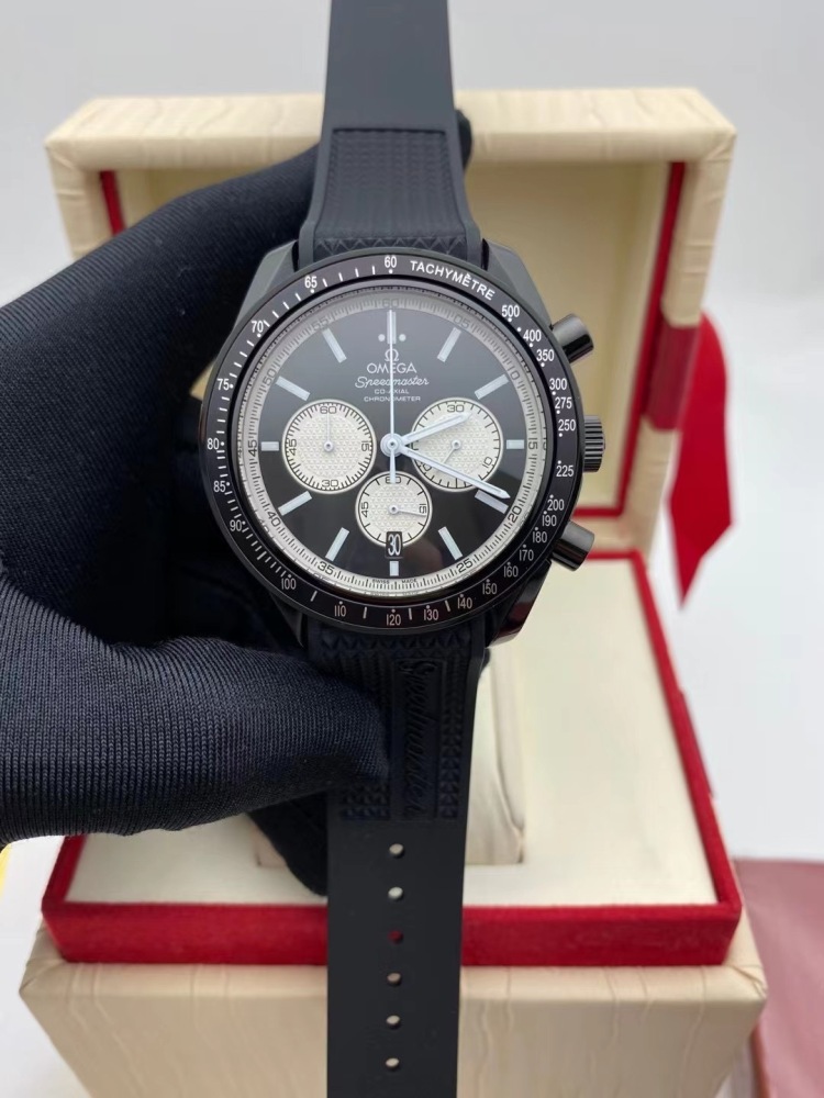 Men's Quartz Watch Chronograph 904L Stainless Steel 44 mm-OG 143
