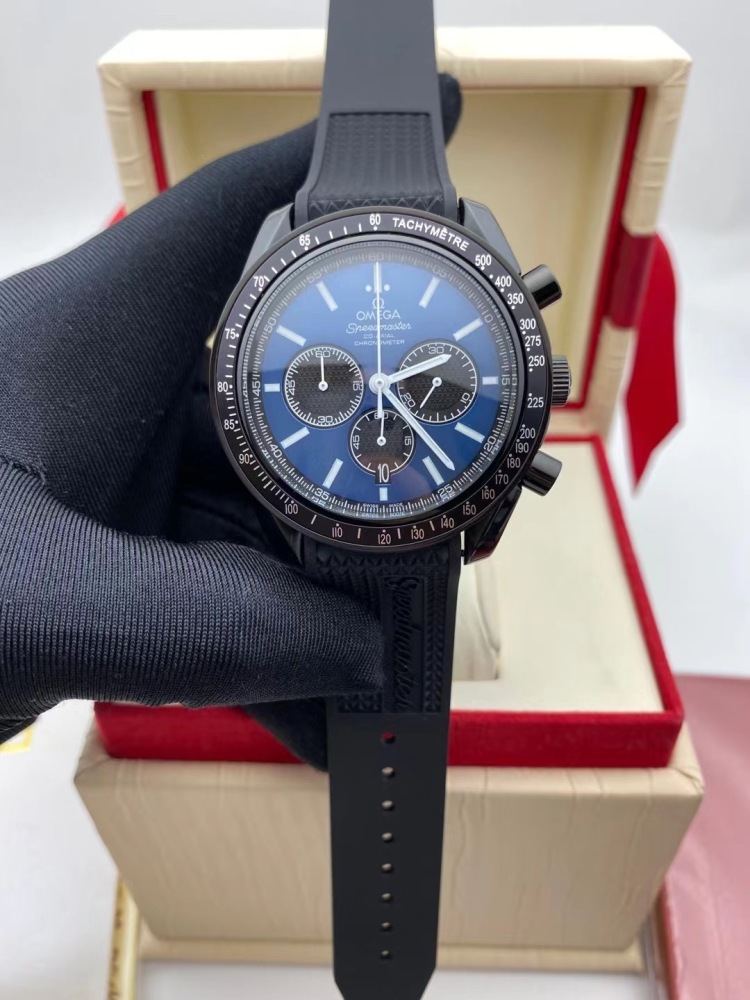 Men's Quartz Watch Chronograph 904L Stainless Steel 44 mm-OG 143