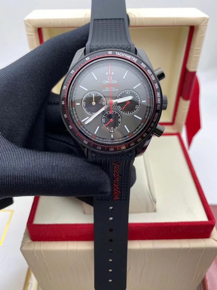 Men's Quartz Watch Chronograph 904L Stainless Steel 44 mm-OG 143