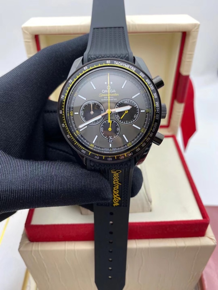 Men's Quartz Watch Chronograph 904L Stainless Steel 44 mm-OG 143