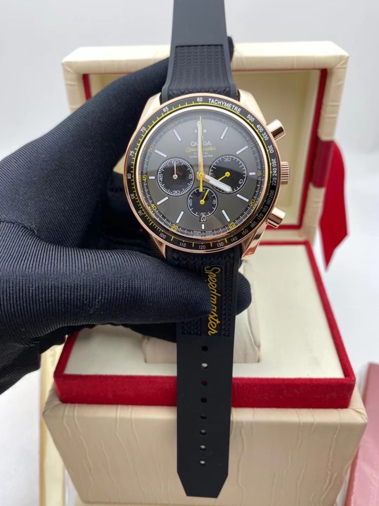 Men's Quartz Watch Chronograph 904L Stainless Steel 44 mm-OG 143