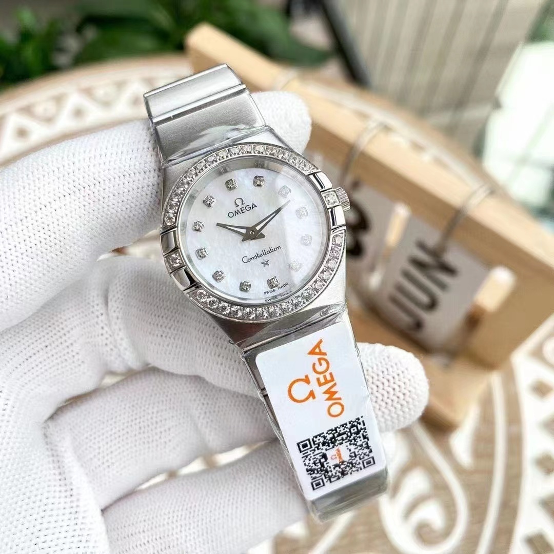 Women's  Quartz Watch Chronograph 904L Stainless Steel 28 mm-OG149