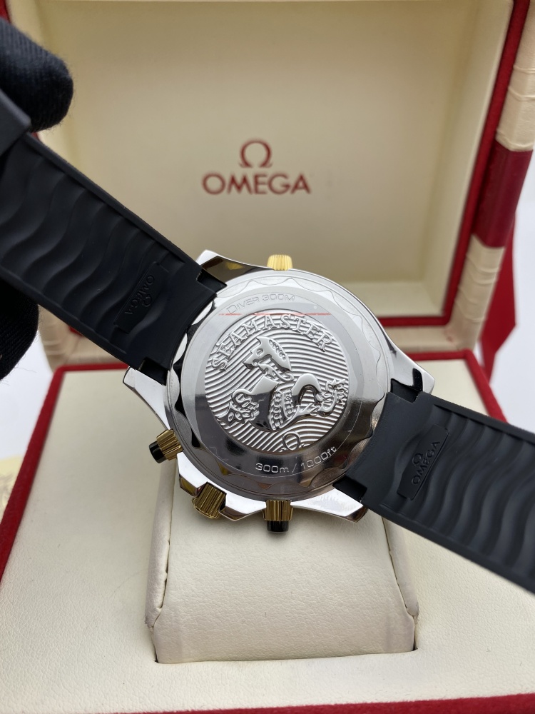 Men's Quartz Watch Chronograph 904L Stainless Steel 45 mm-OG 165