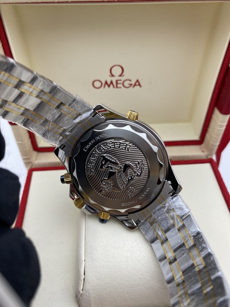 Men's Quartz Watch Chronograph 904L Stainless Steel 45 mm-OG 165