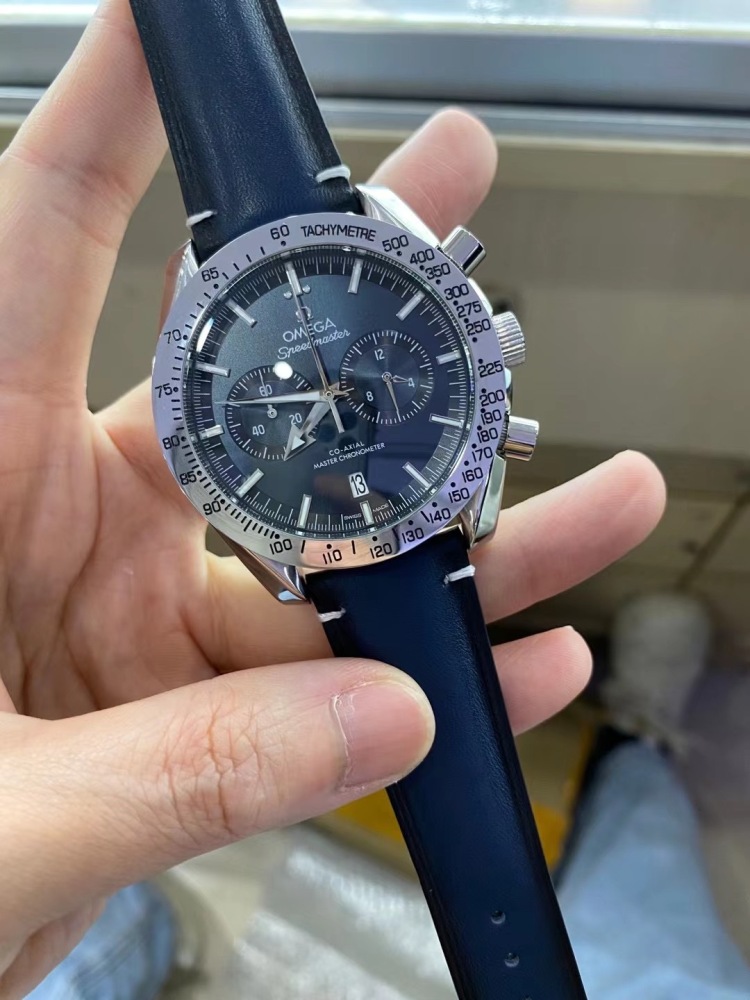 Men's Quartz Watch Chronograph 904L Stainless Steel 44 mm-OG 141