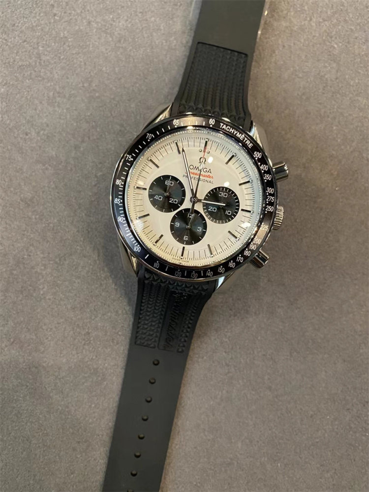 Men's Quartz Watch Chronograph 904L Stainless Steel 44 mm-OG 163
