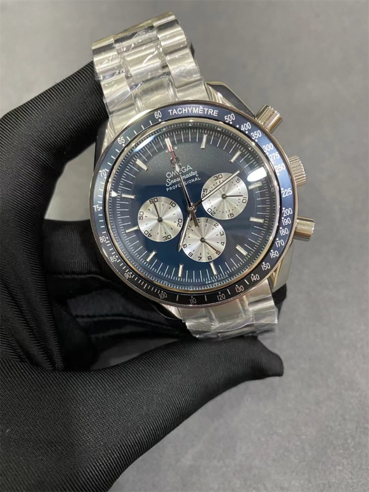 Men's Quartz Watch Chronograph 904L Stainless Steel 44 mm-OG 163