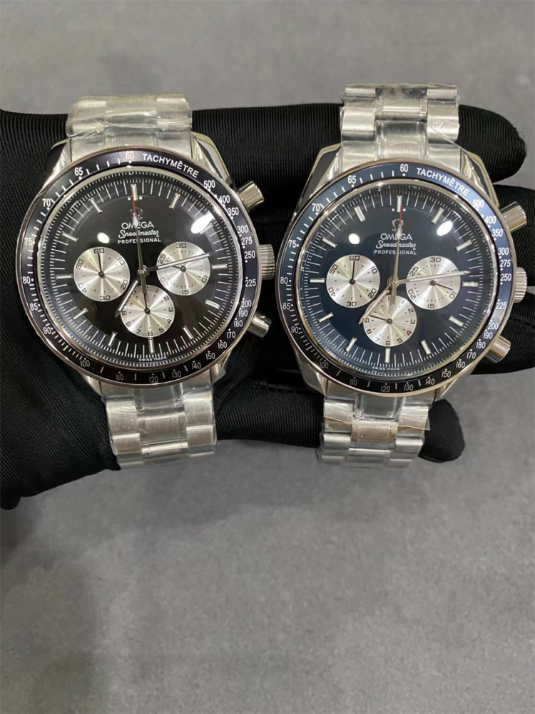 Men's Quartz Watch Chronograph 904L Stainless Steel 44 mm-OG 163