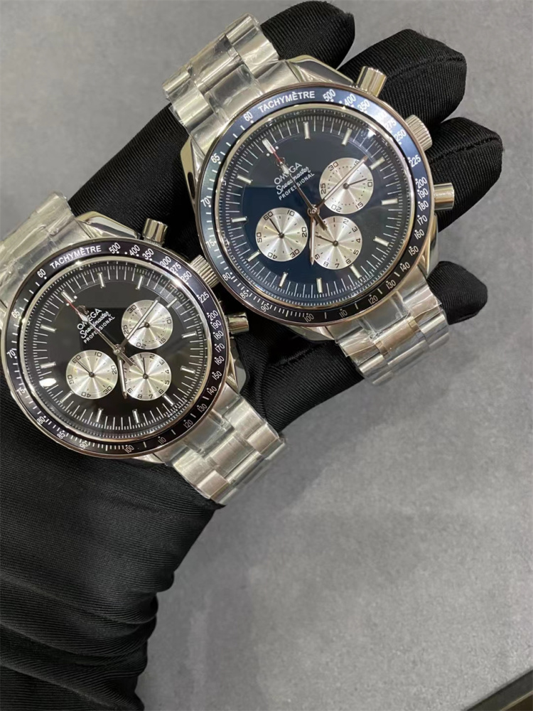 Men's Quartz Watch Chronograph 904L Stainless Steel 44 mm-OG 163