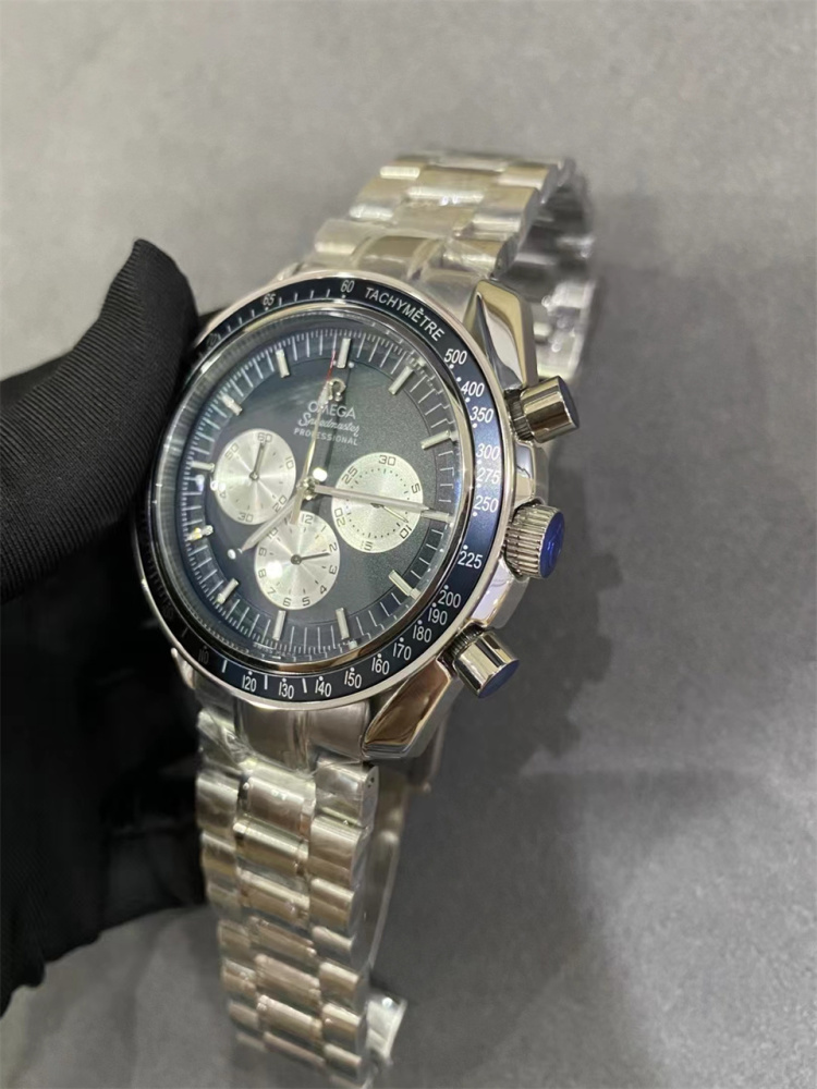 Men's Quartz Watch Chronograph 904L Stainless Steel 44 mm-OG 163