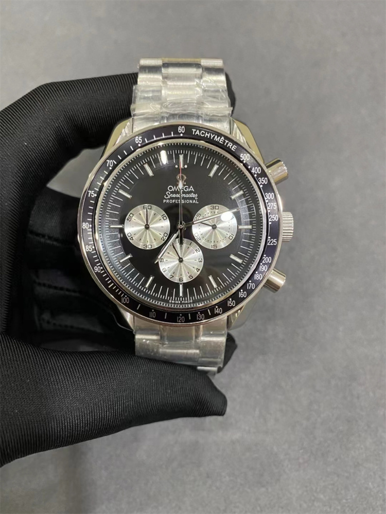 Men's Quartz Watch Chronograph 904L Stainless Steel 44 mm-OG 163