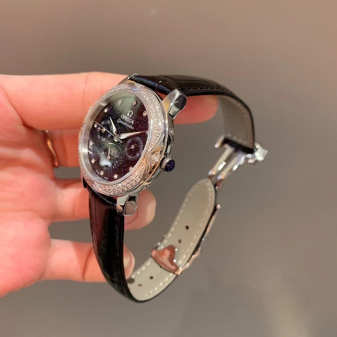 Women's  Quartz Watch Chronograph 904L Stainless Steel 35 mm-OG123