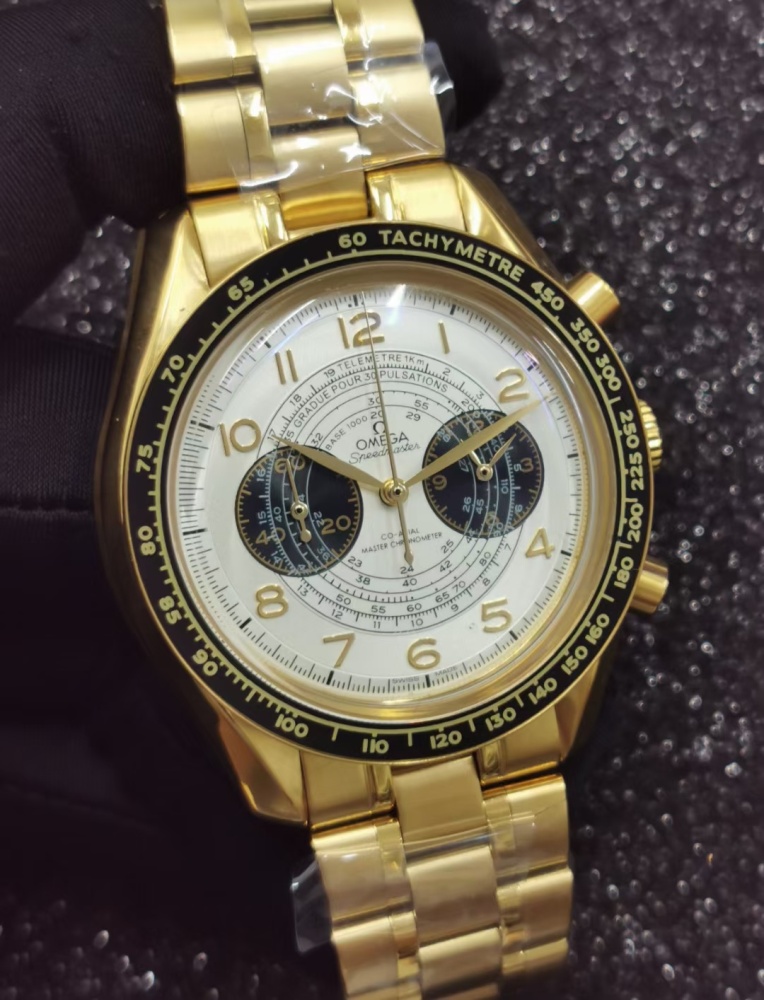 Men's Quartz Watch Chronograph 904L Stainless Steel 42 mm-OG 171