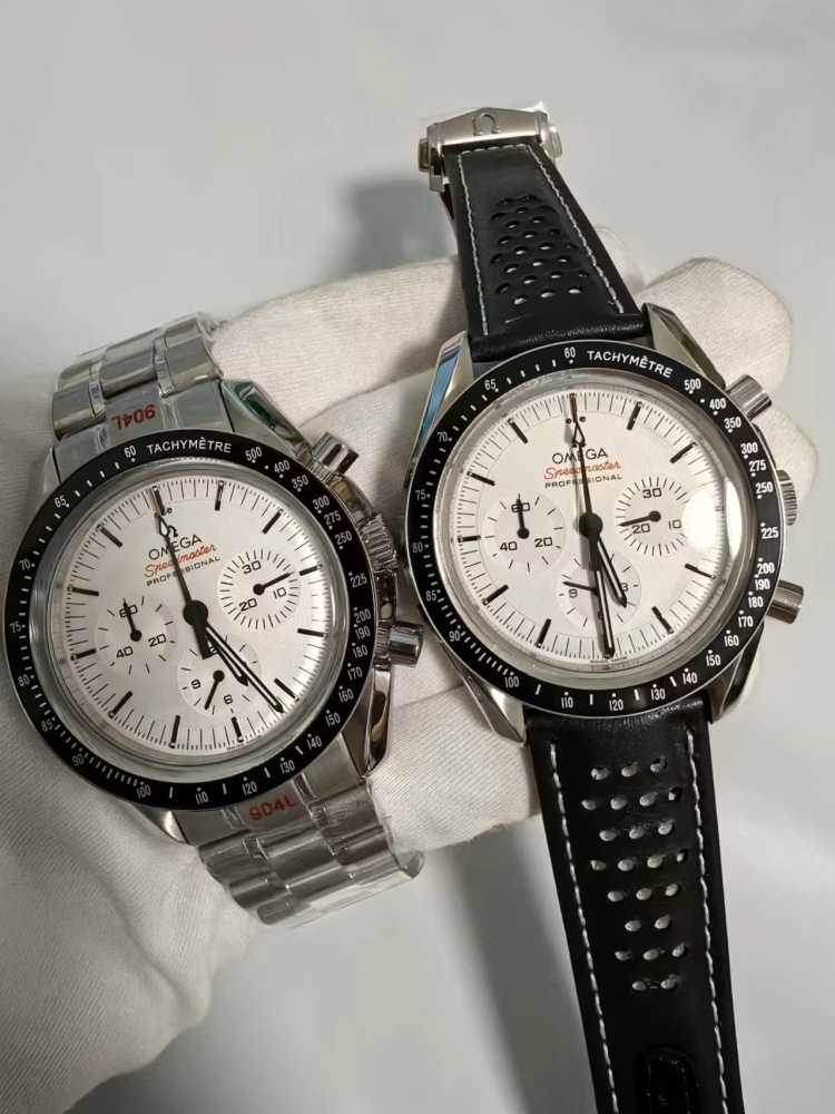 Men's Quartz Watch Chronograph 904L Stainless Steel 42 mm-OG 177