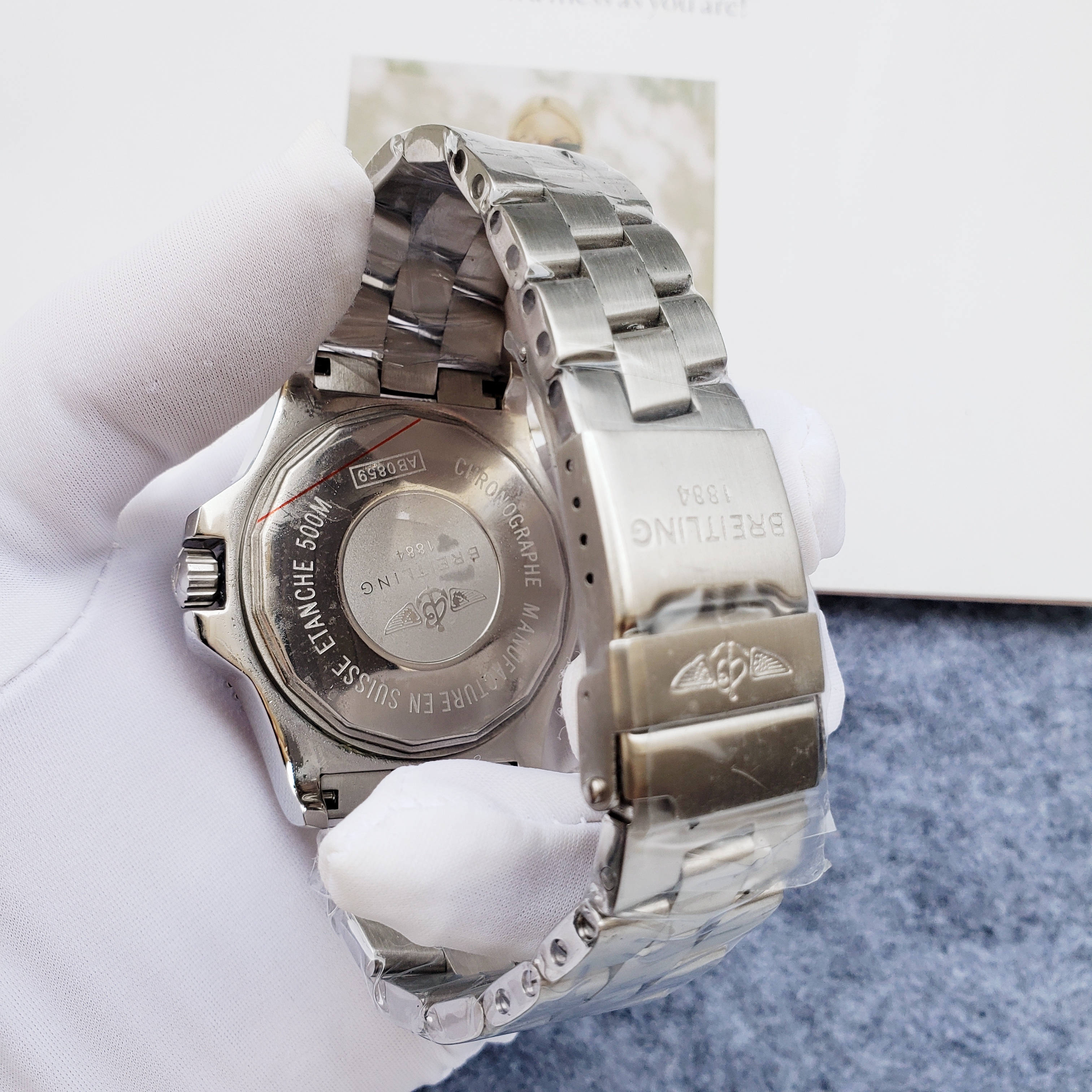 Men's Automatic Mechanical Watch 904L Stainless Steel 45 mm- BR 72