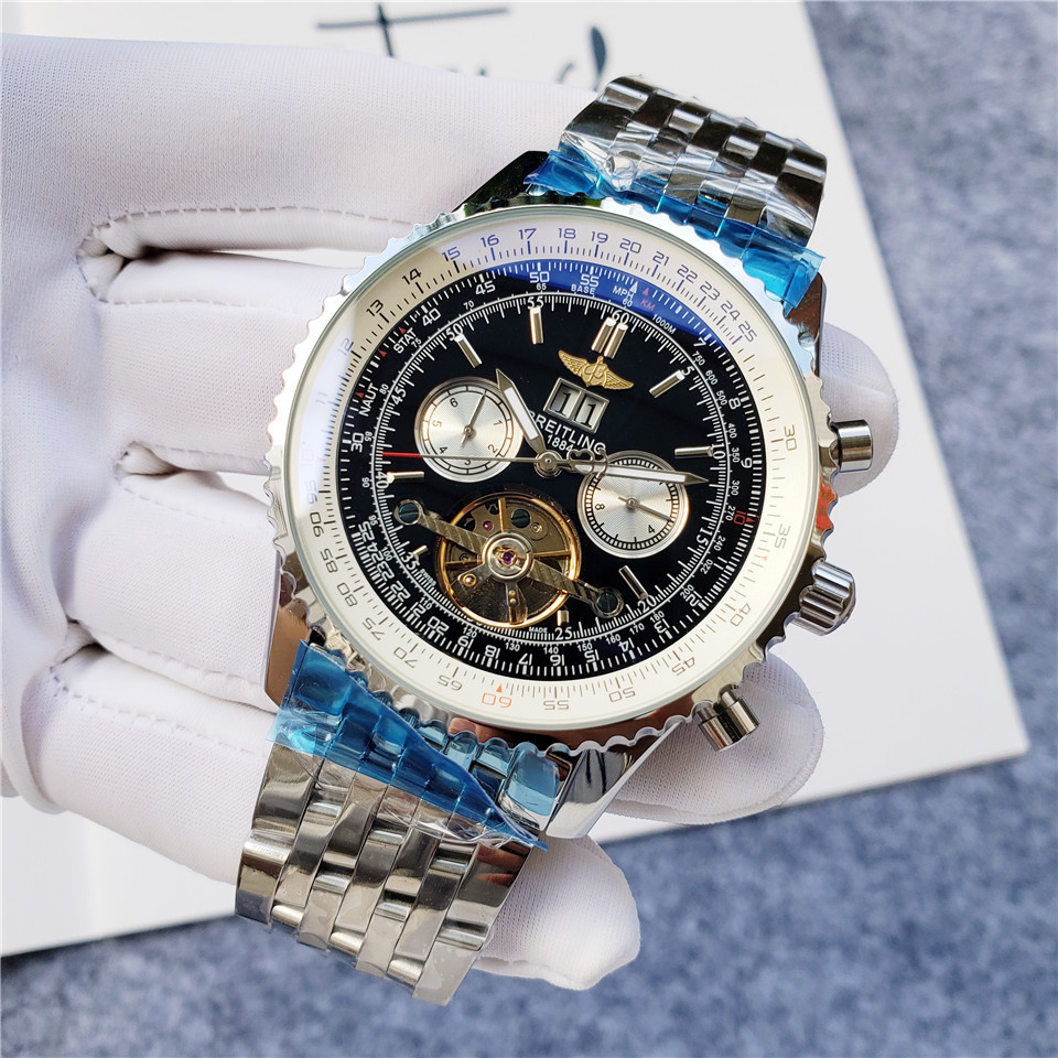 Men's Automatic Mechanical Watch 904L Stainless Steel 47 mm- BR 59