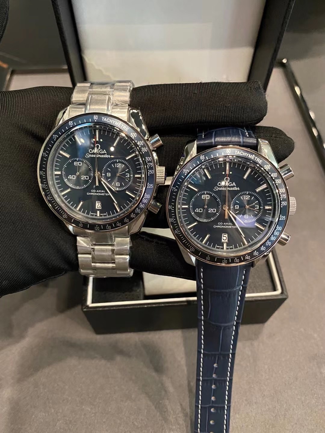 Men's Quartz Watch Chronograph 904L Stainless Steel 44 mm-OG 145