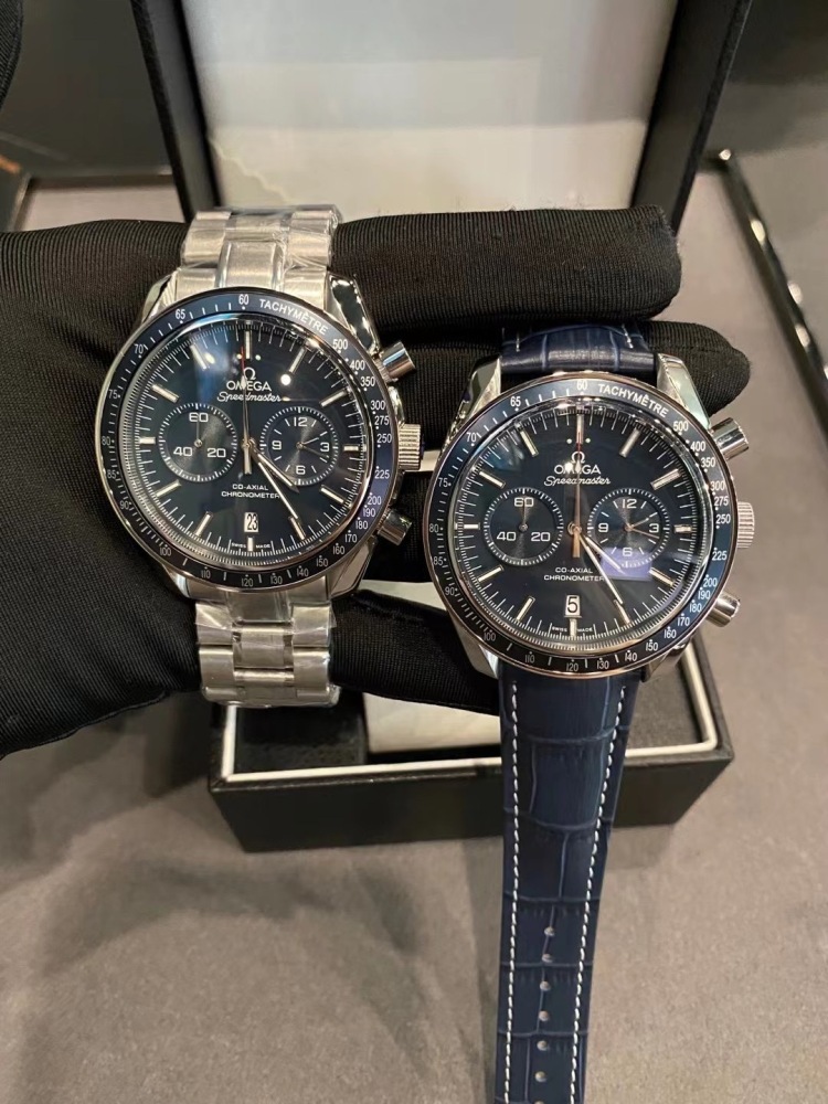 Men's Quartz Watch Chronograph 904L Stainless Steel 44 mm-OG 145