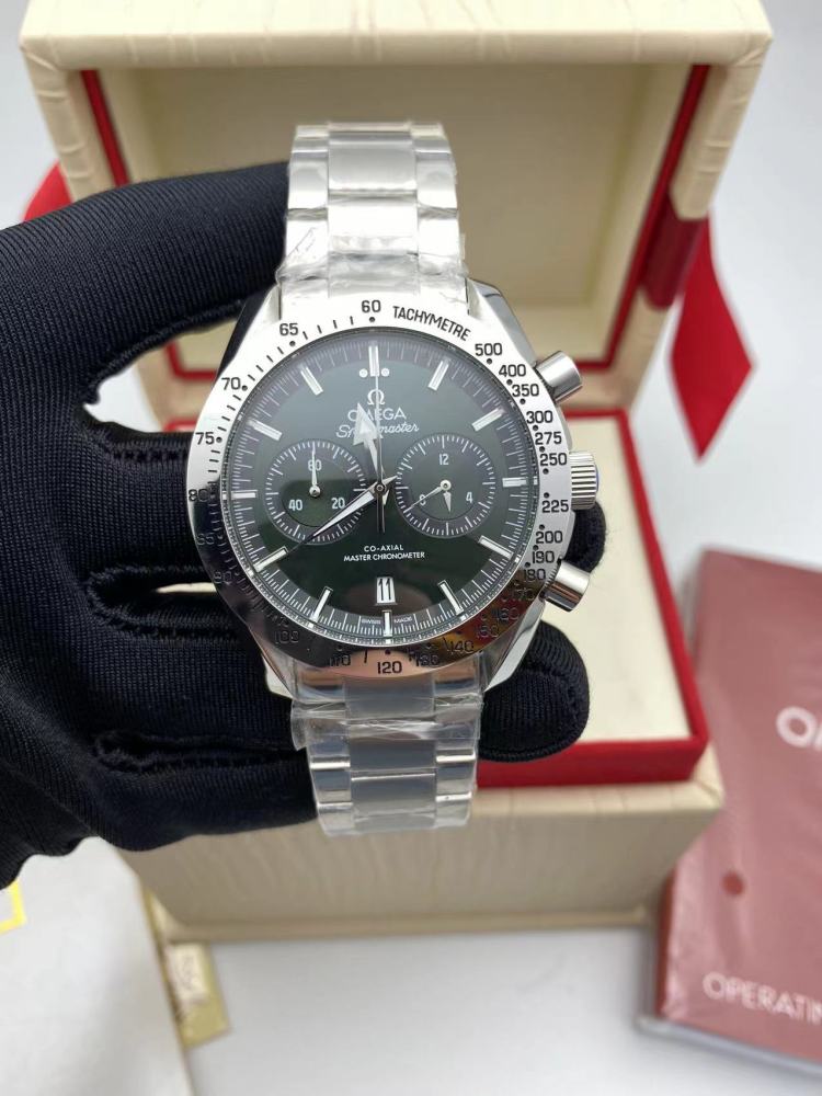 Men's Quartz Watch Chronograph 904L Stainless Steel 44 mm-OG 105
