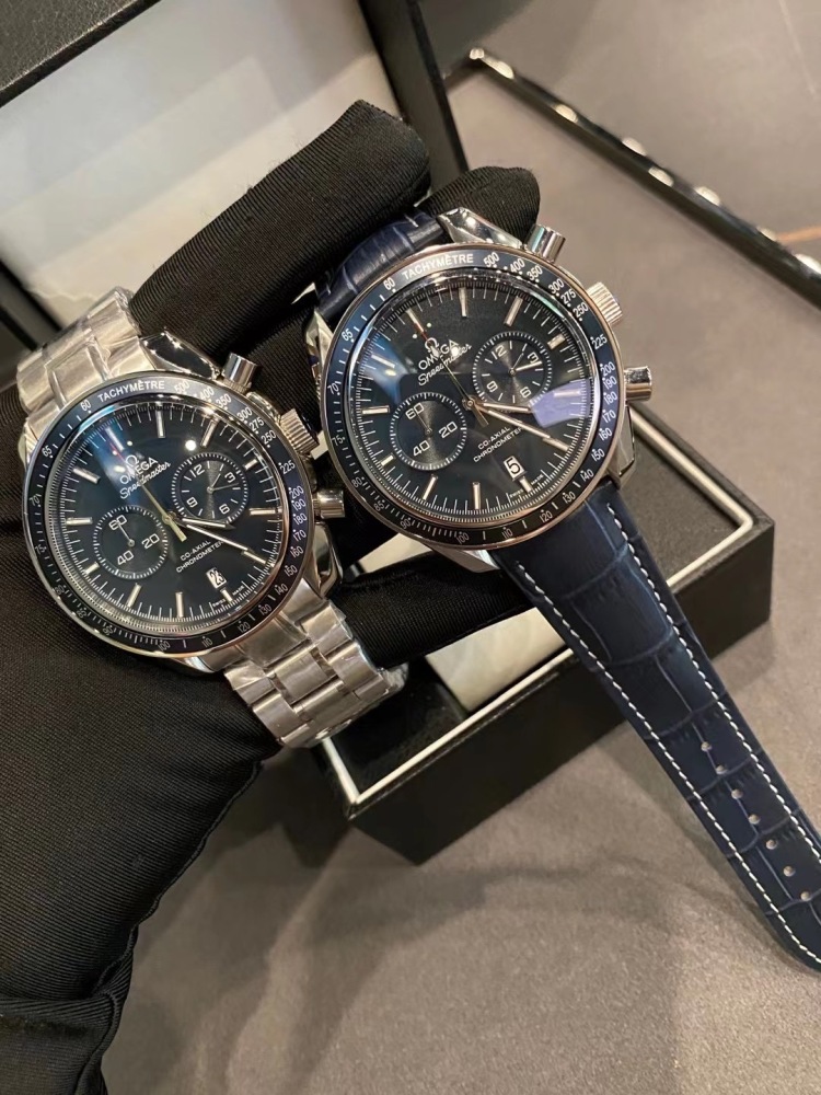 Men's Quartz Watch Chronograph 904L Stainless Steel 44 mm-OG 145