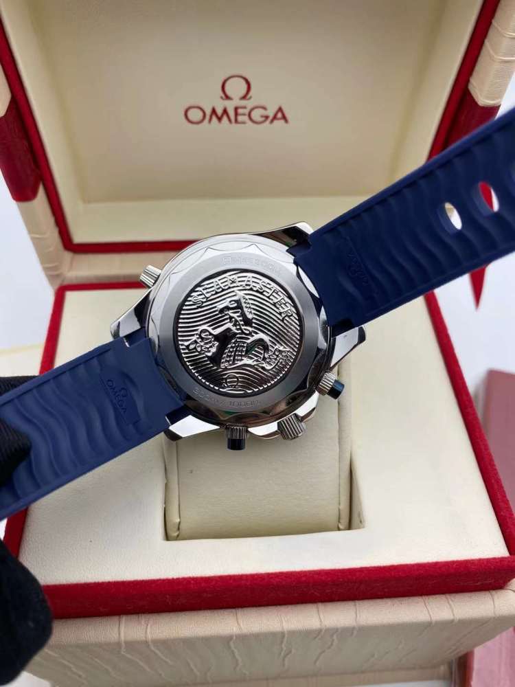 Men's Quartz Watch Chronograph 904L Stainless Steel 44 mm-OG 106