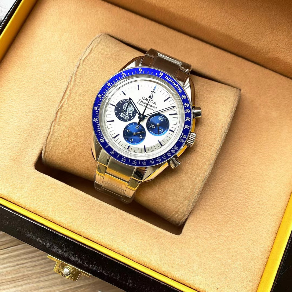 Men's Quartz Watch Chronograph 904L Stainless Steel 42mm-OG 26