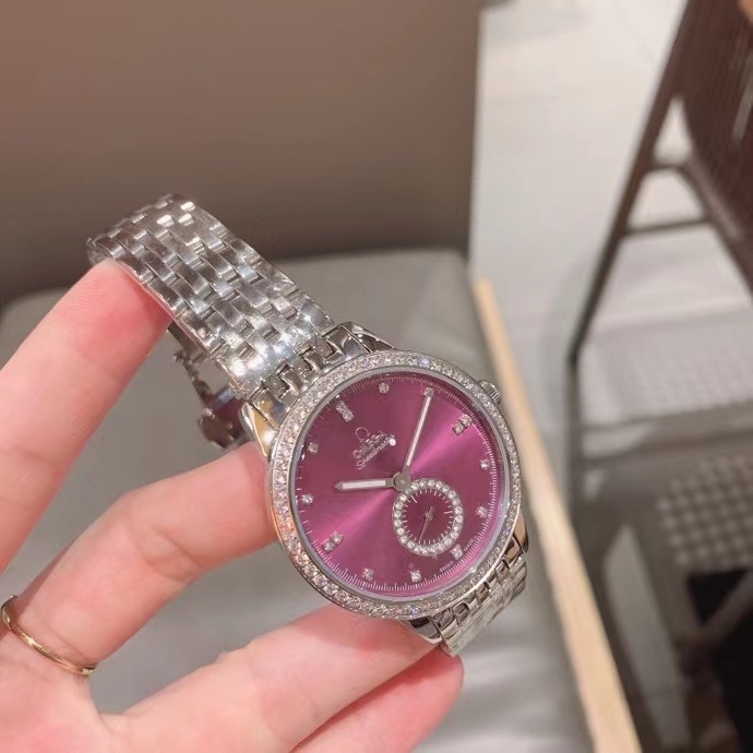 Women's  Quartz Watch Chronograph 904L Stainless Steel 36 mm-OG122