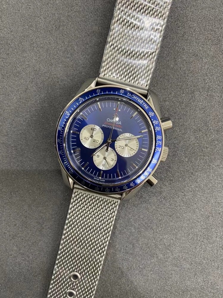 Men's Quartz Watch Chronograph 904L Stainless Steel 45 mm-OG 173