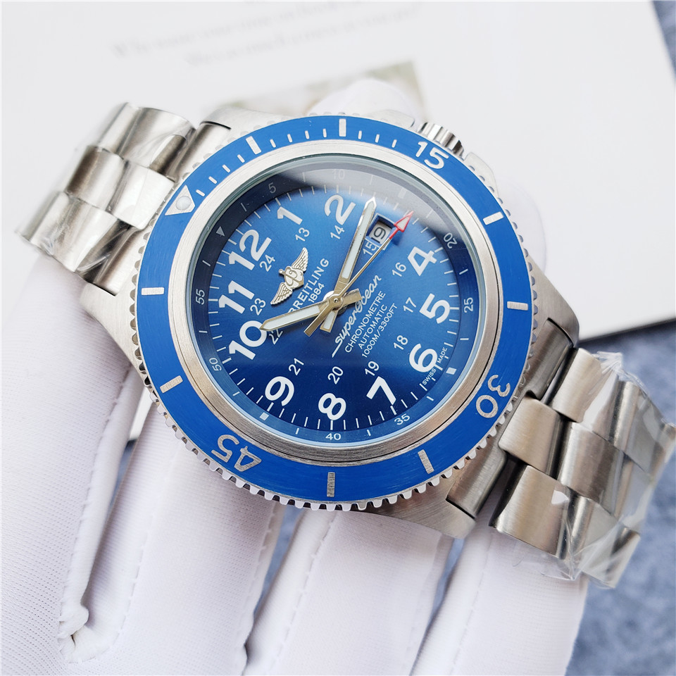 Men's Automatic Mechanical Watch 904L Stainless Steel 45 mm- BR 72