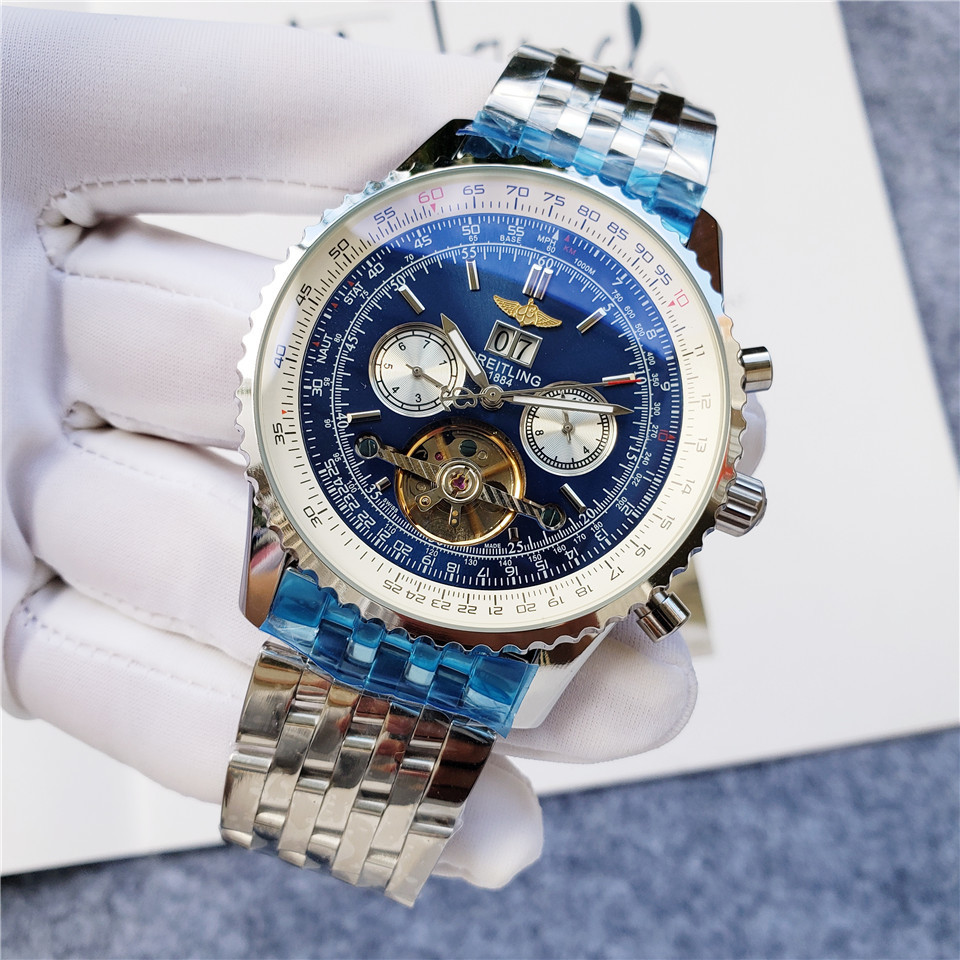 Men's Automatic Mechanical Watch 904L Stainless Steel 47 mm- BR 59