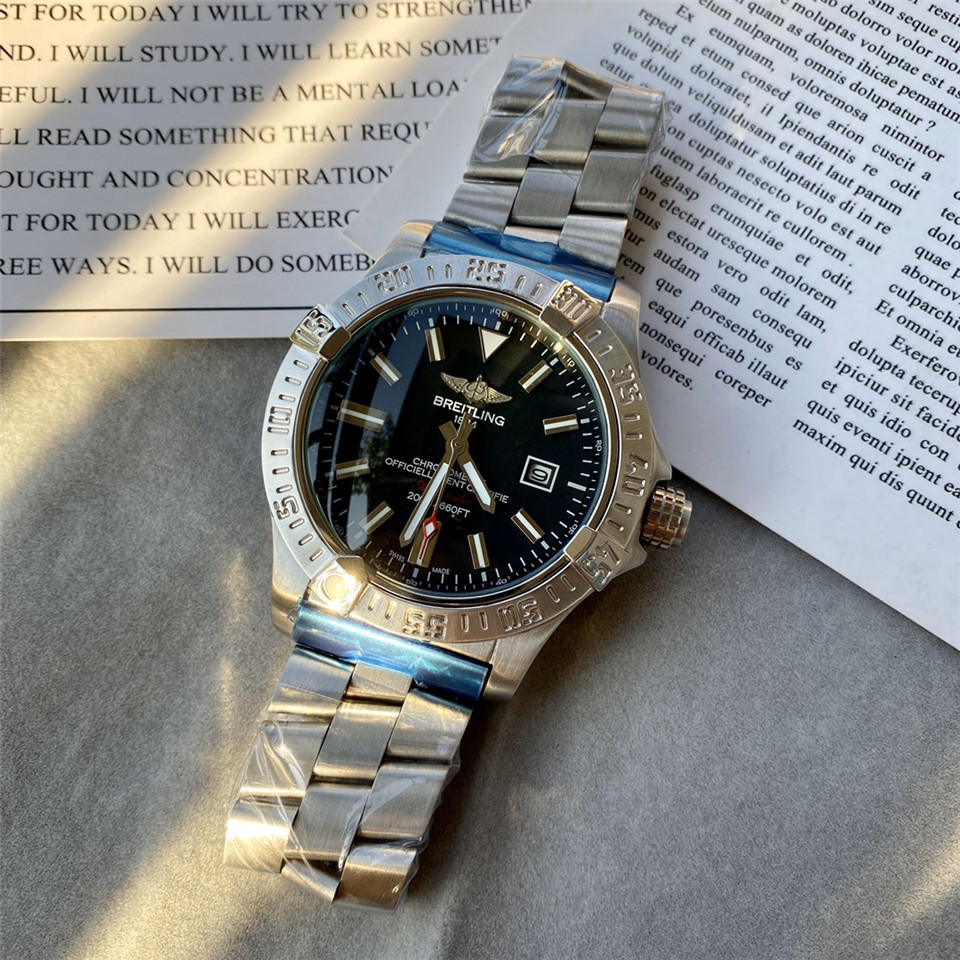 Men's Automatic Mechanical Watch 904L Stainless Steel 44 mm- BR 49
