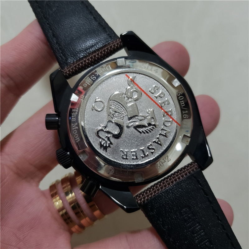 Men's Quartz Watch Chronograph 904L Stainless Steel 42mm-OG 18
