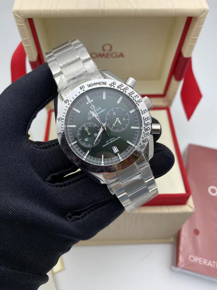 Men's Quartz Watch Chronograph 904L Stainless Steel 44 mm-OG 105