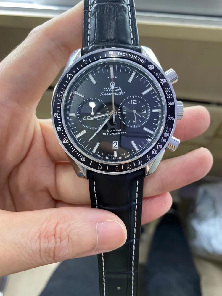 Men's Quartz Watch Chronograph 904L Stainless Steel 44 mm-OG 145
