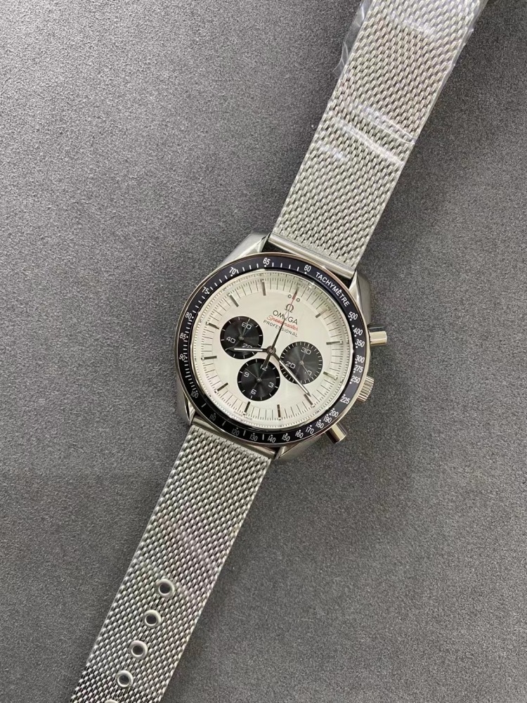 Men's Quartz Watch Chronograph 904L Stainless Steel 45 mm-OG 173