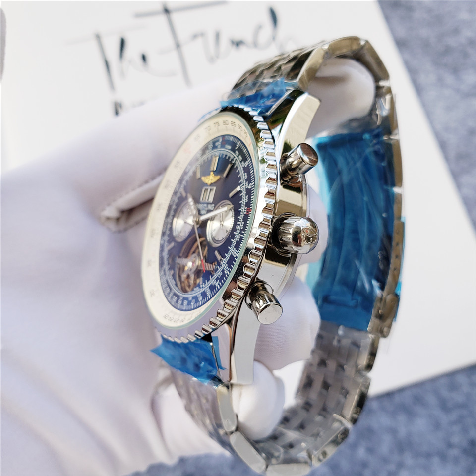 Men's Automatic Mechanical Watch 904L Stainless Steel 47 mm- BR 59