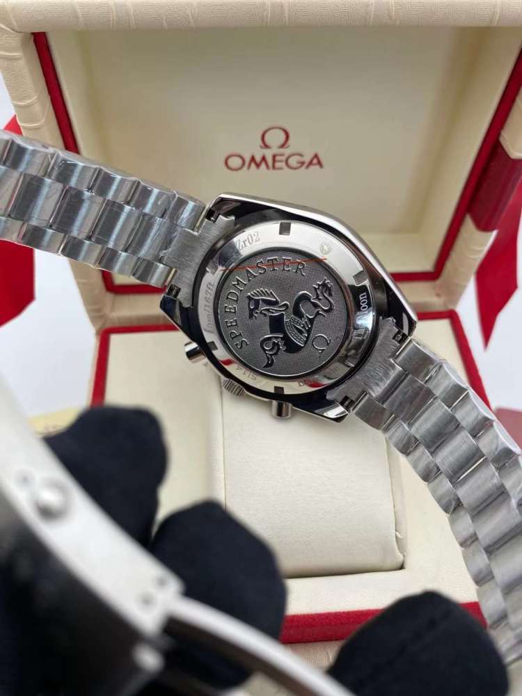 Men's Quartz Watch Chronograph 904L Stainless Steel 43 mm-OG 121