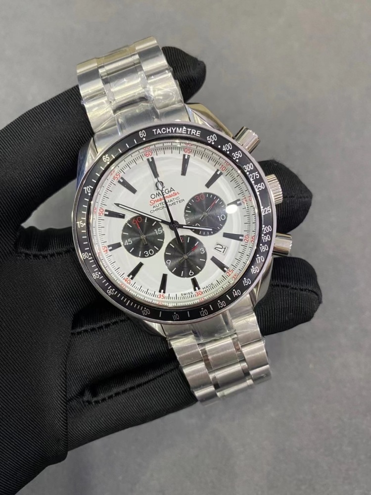 Men's Quartz Watch Chronograph 904L Stainless Steel 44 mm-OG 151
