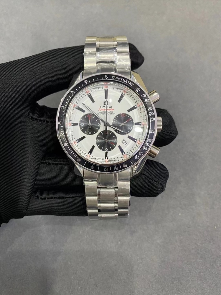 Men's Quartz Watch Chronograph 904L Stainless Steel 44 mm-OG 151