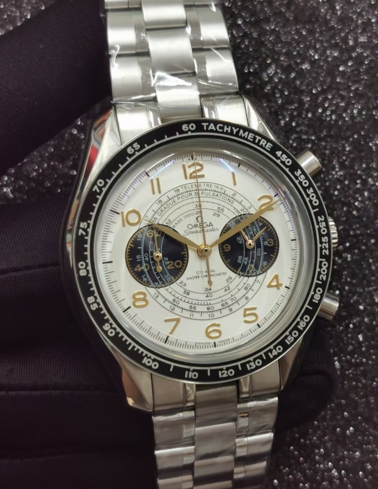Men's Quartz Watch Chronograph 904L Stainless Steel 42 mm-OG 171