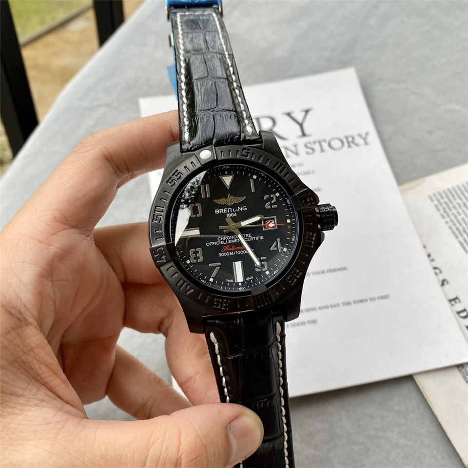 Men's Automatic Mechanical Watch 904L Stainless Steel 44 mm- BR 52