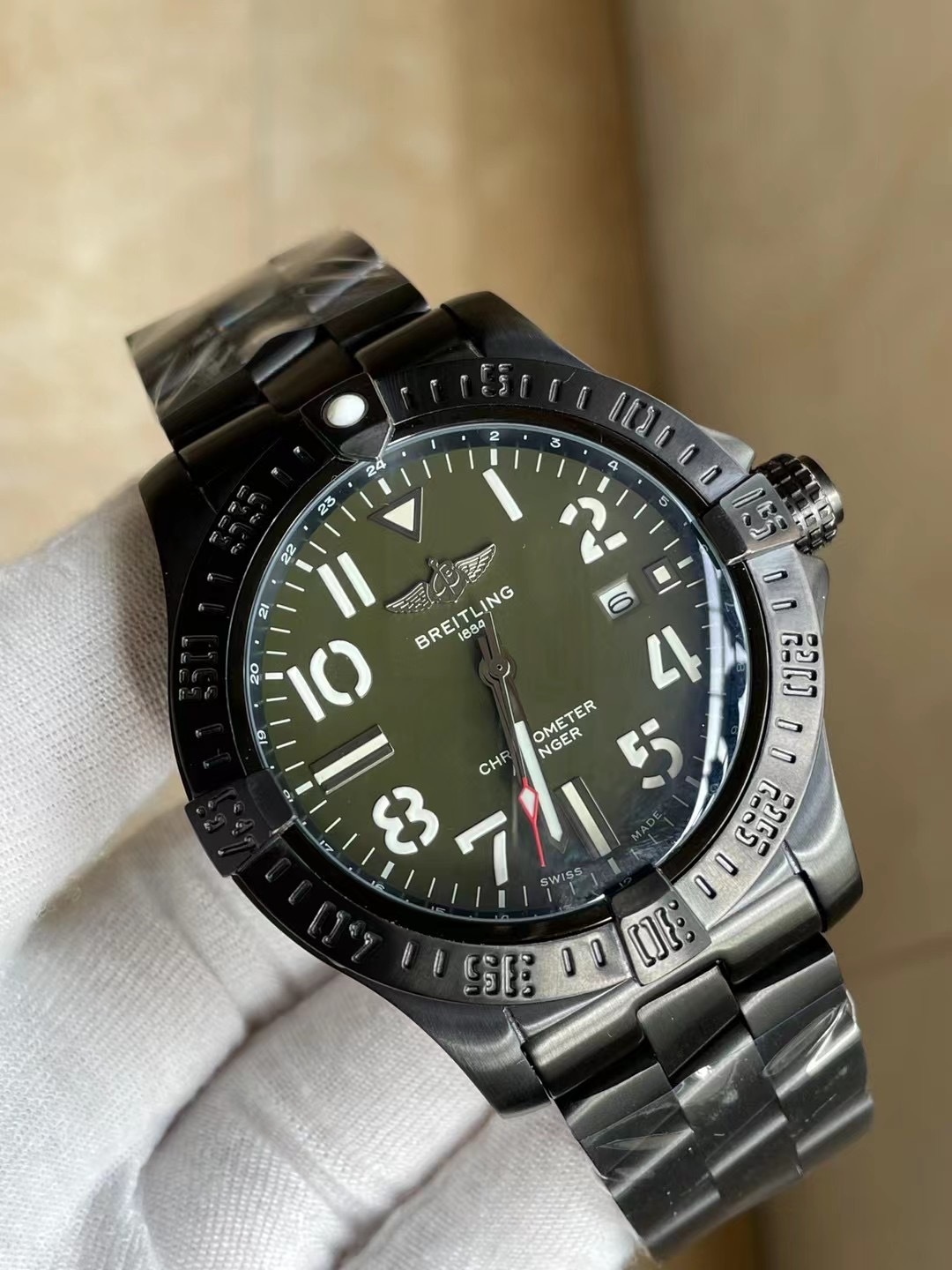 Men's Automatic Mechanical Watch 904L Stainless Steel 44mm- BR 79